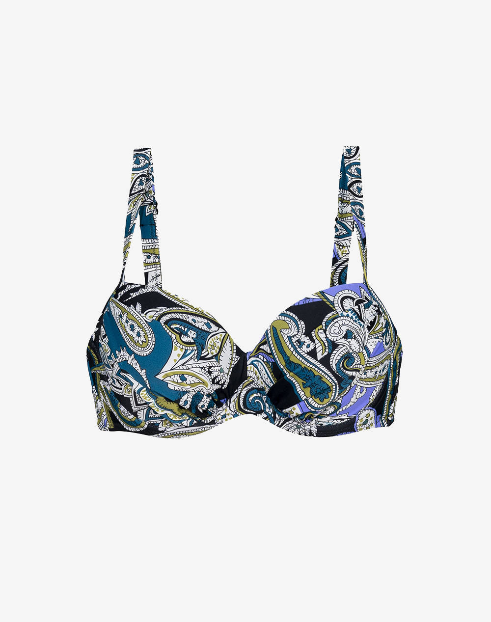 Solano 53 1/Swim Top Women Clothes Swimwear Bikini Top Multi Elastic,Synthetic 40 1530D Print Female Bikini Top
