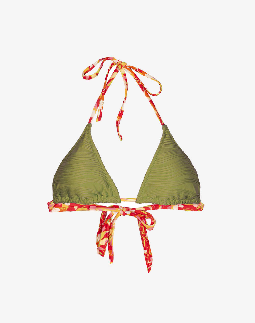 Solano 52 1/Swim Top Women Clothes Swimwear Bikini Top Khaki Elastic,Synthetic 40 1522 Green Female Bikini Top Khaki