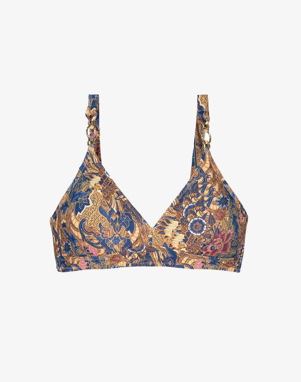Solano 47 1/Swim Top Women Clothes Swimwear Bikini Top Multi Elastic,Synthetic 40 1470C Print Female Bikini Top