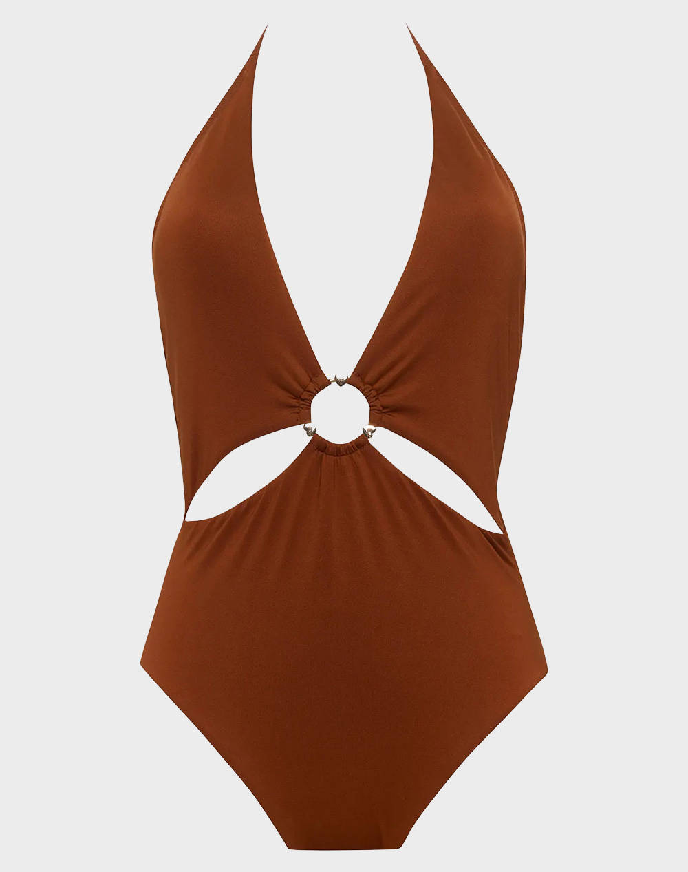 Sugarfree Swimsuit Women Clothes Swimwear One Piece Brown Elastic,Synthetic 25804200 324 Female One-Piece Brown