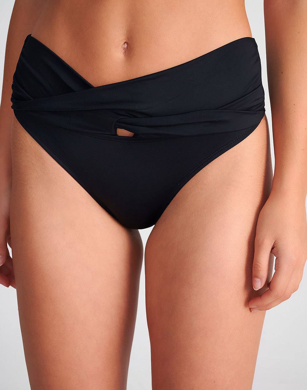 Sugarfree Slip Women Clothes Swimwear Bikini Bottom Black Lycra,Synthetic 25802003 110 Female Bikini Bottom Black