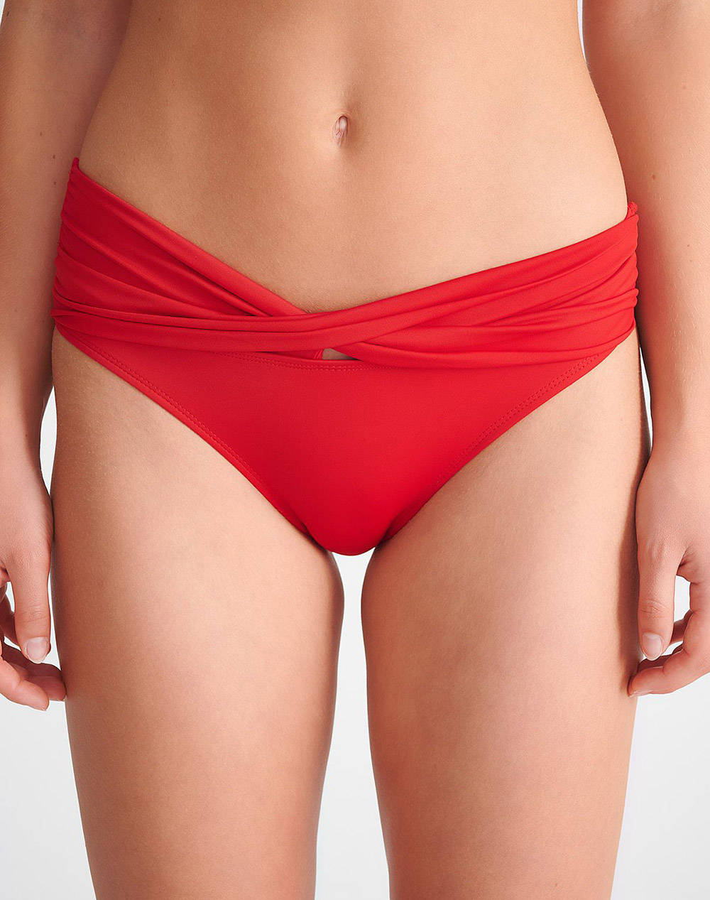 Sugarfree Slip Women Clothes Swimwear Bikini Bottom Red Lycra,Synthetic 25802003 631 Female Bikini Bottom