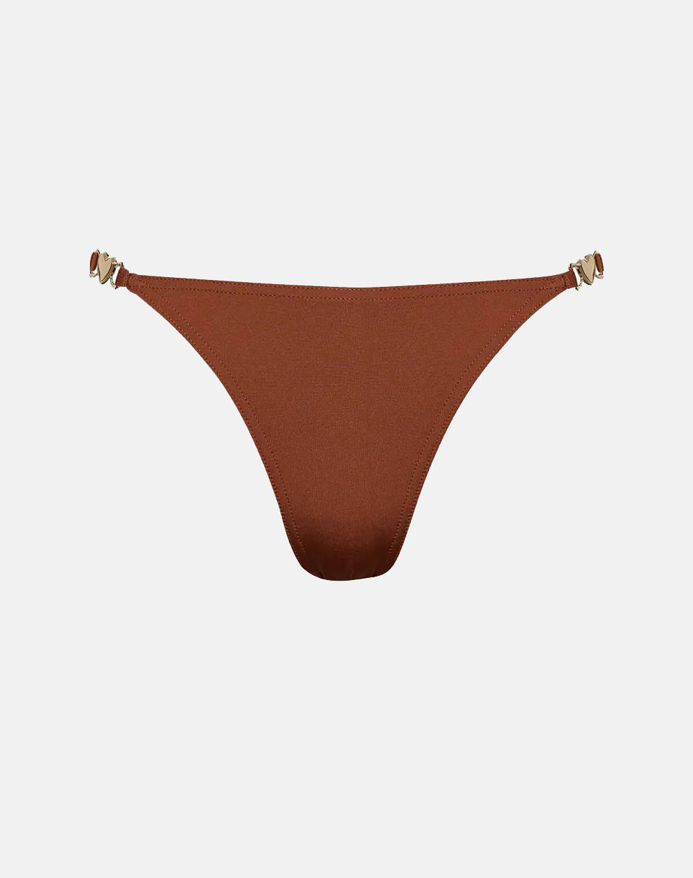 Sugarfree Slip Women Clothes Swimwear Bikini Bottom Brown Elastic,Synthetic 25802200 324 Female Bikini Bottom Brown