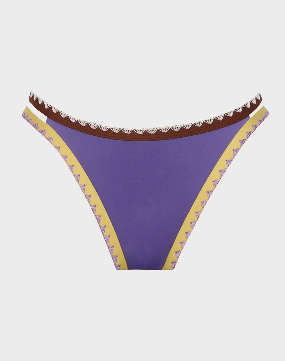 Sugarfree Slip Women Clothes Swimwear Bikini Bottom Purple Elastic,Synthetic 25802711 812 Female Bikini Bottom