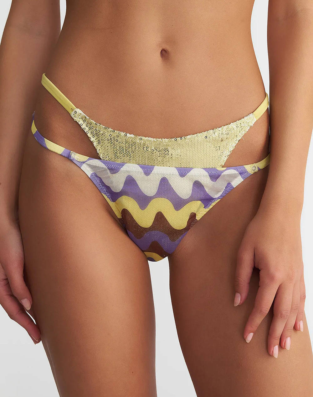Sugarfree Slip Women Clothes Swimwear Bikini Bottom Multi Synthetic 25802500 332 Female Bikini Bottom