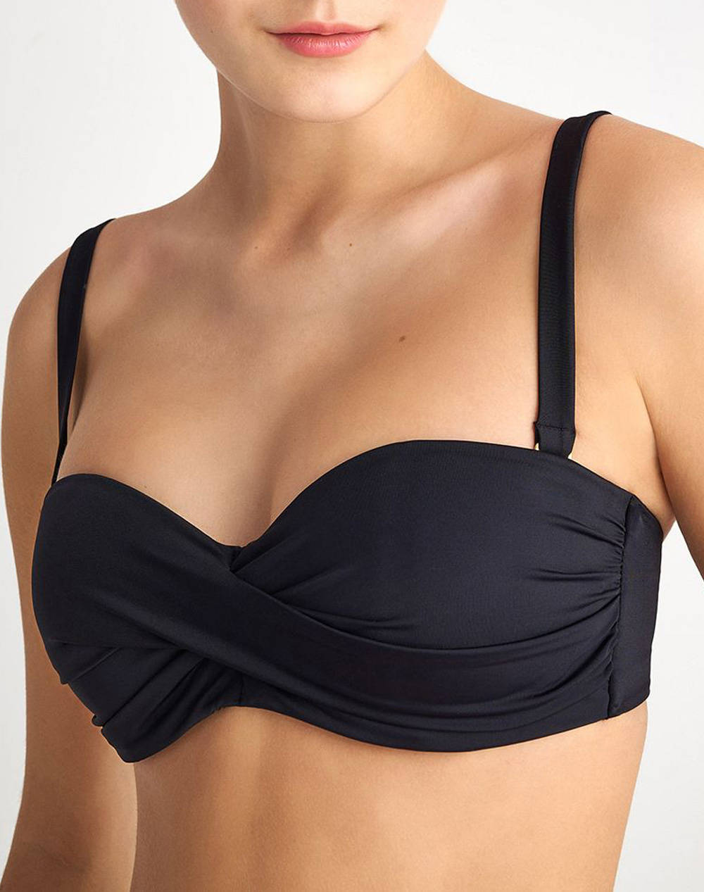 Sugarfree Bra Women Clothes Swimwear Bikini Top Black Elastic,Synthetic 20801000D 110 Female Bikini Top Black