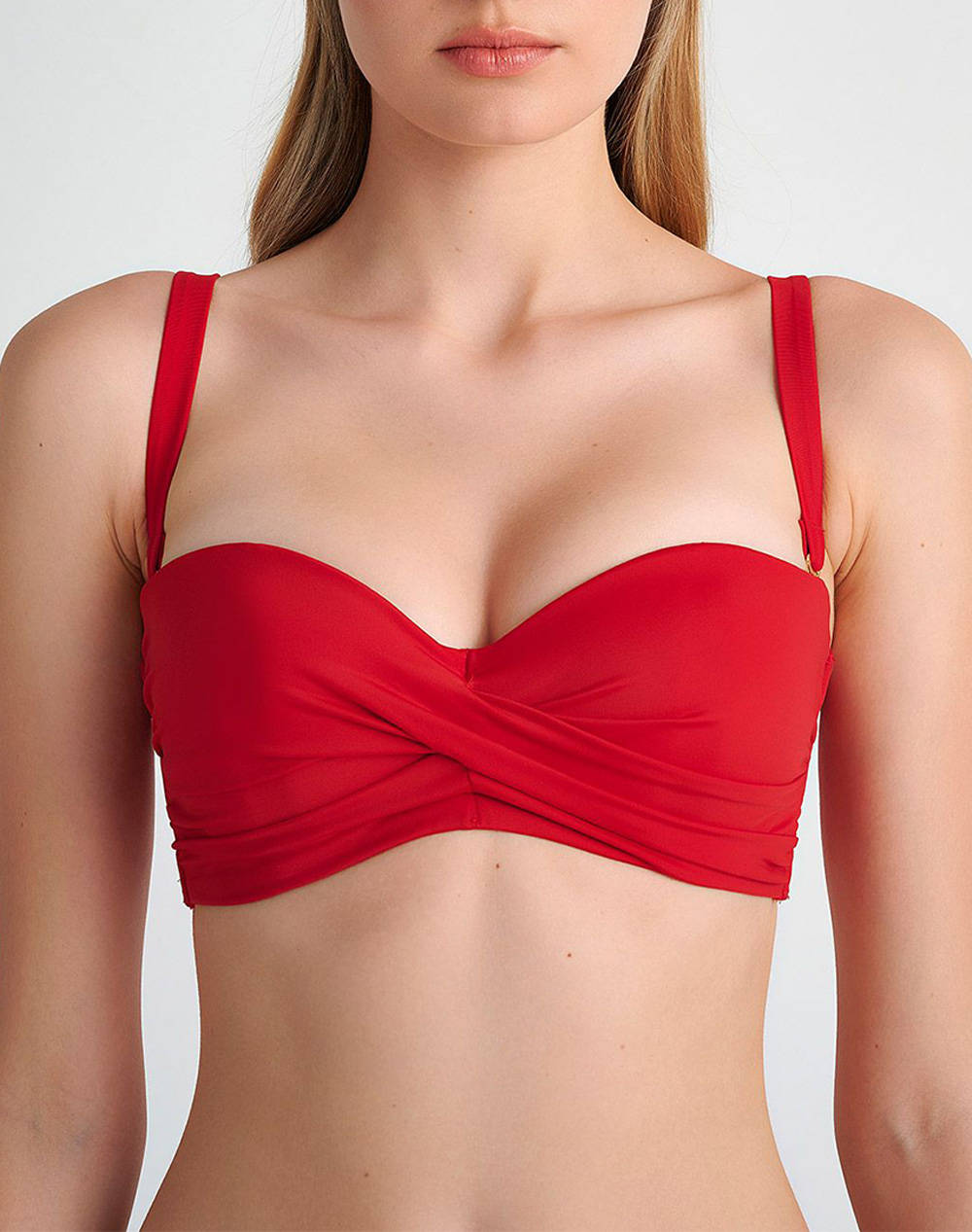 Sugarfree Bra Women Clothes Swimwear Bikini Top Red Elastic,Synthetic 20801000D 631 Female Bikini Top