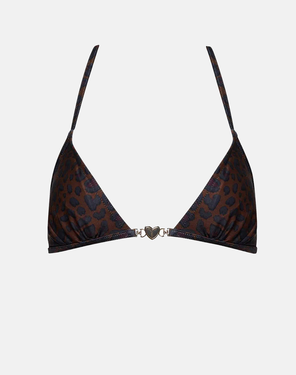 Sugarfree Bra Women Clothes Swimwear Bikini Top Darkbrown Elastic,Synthetic 25801145 332 Female Bikini Top Brown