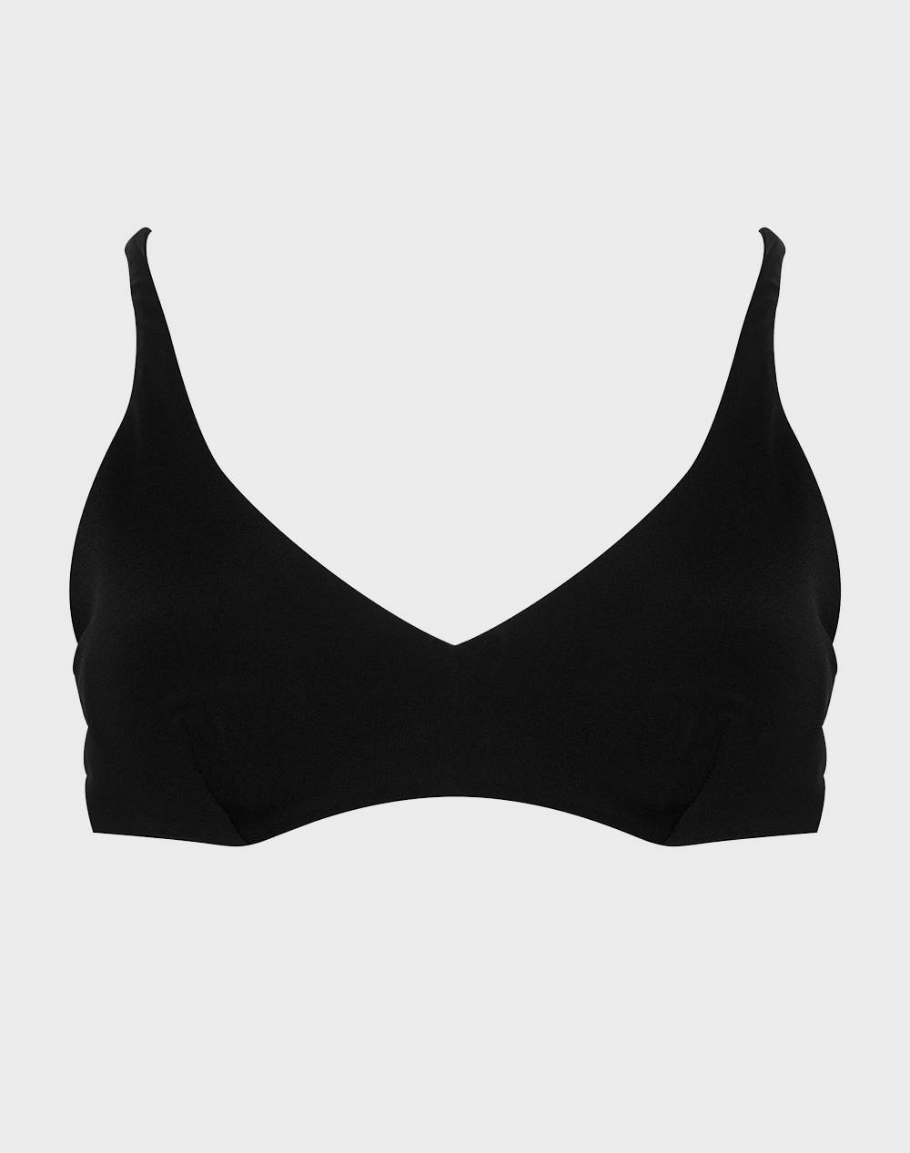 Sugarfree Bra Women Clothes Swimwear Bikini Top Black Elastic,Synthetic 25801002 110 Female Bikini Top Black