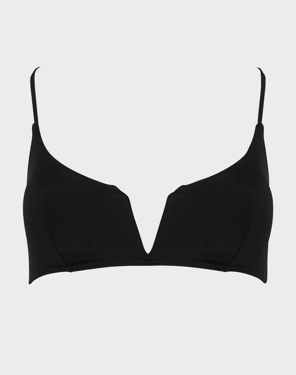 Sugarfree Bra Women Clothes Swimwear Bikini Top Black Elastic,Synthetic 25801001 110 Female Bikini Top Black