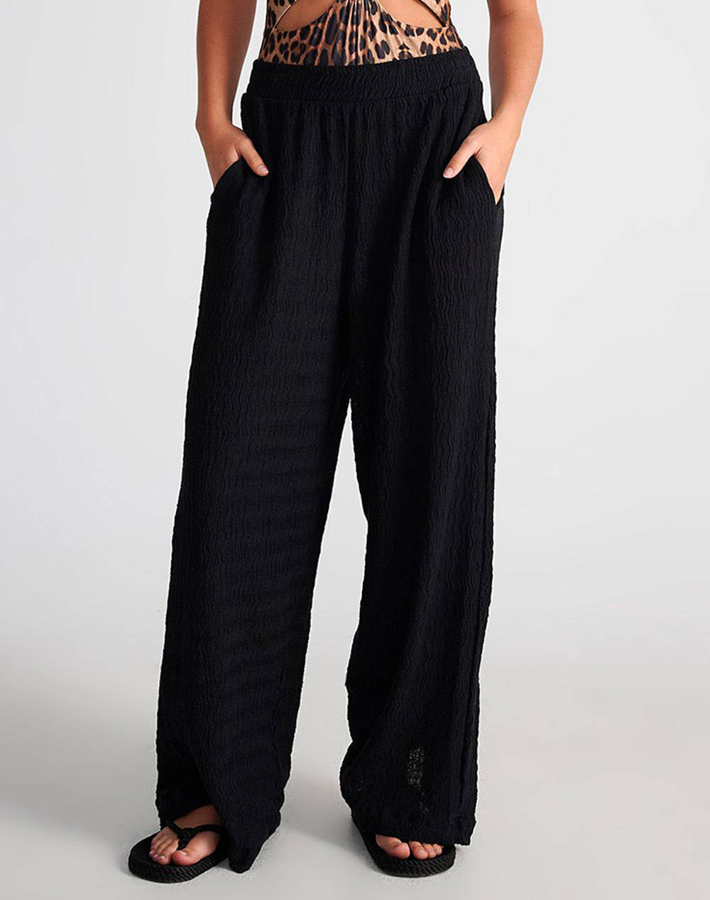 Sugarfree Pants Women Clothes Trousers Sweat Pants Black Cotton,Elastic,Synthetic 25807400 110 Female Sweat Pants Black