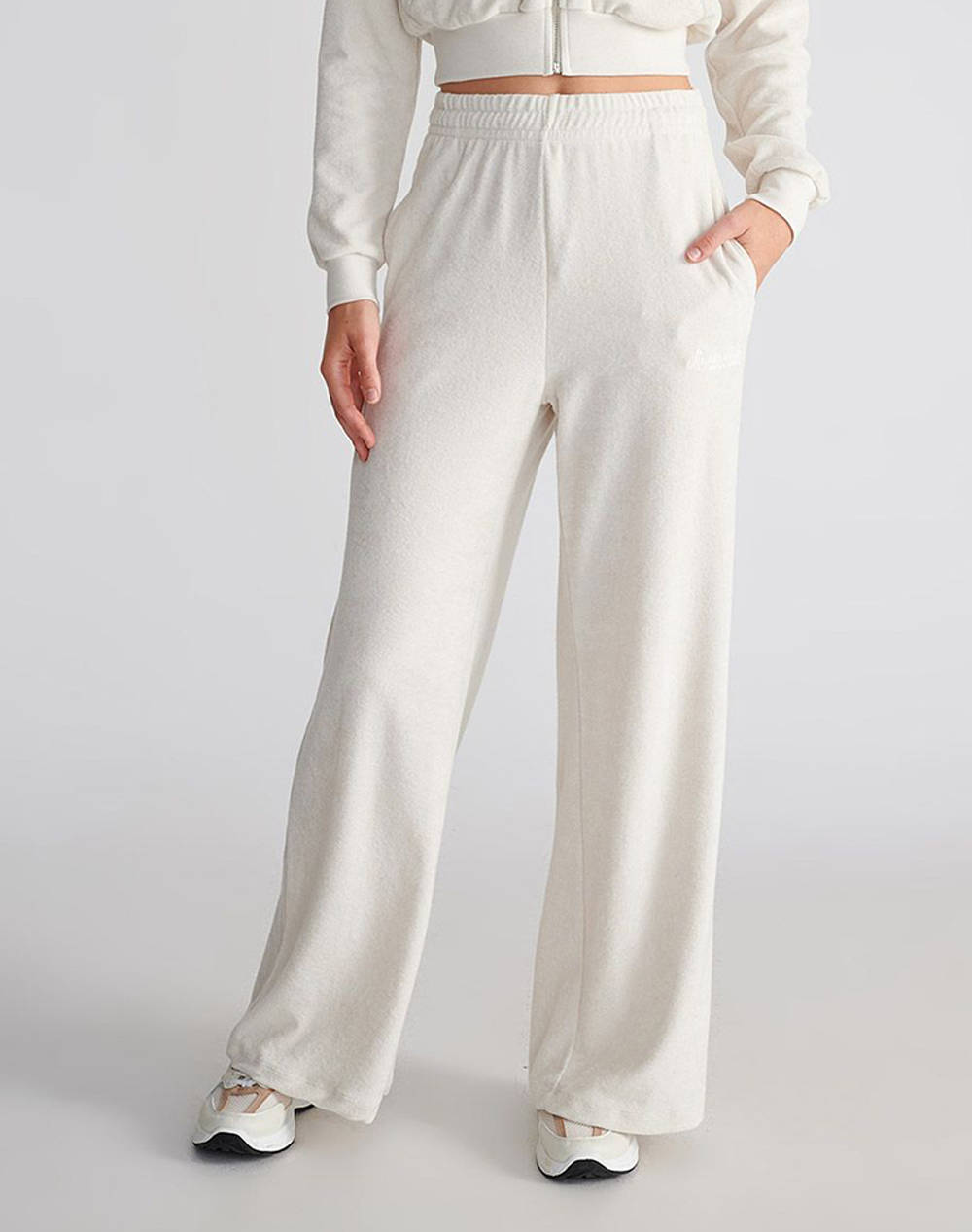 Sugarfree Pants Women Clothes Trousers Sweat Pants Offwhite Cotton,Synthetic 25811156 104 Female Sweat Pants