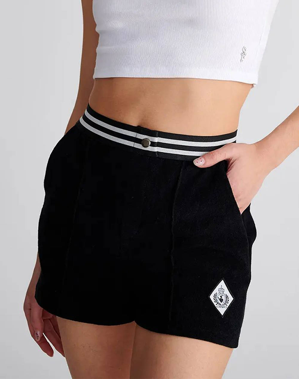 Sugarfree Shorts Women Clothes Shorts/Bermudas Shorts Black Cotton,Synthetic 25810102 110 Female Shorts Black