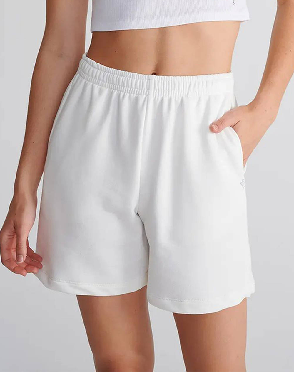 Sugarfree Bermuda Women Sportswear Bottom Clothing Shorts/Bermuda Offwhite Cotton,Synthetic 25810209 102 Female Shorts/Bermuda