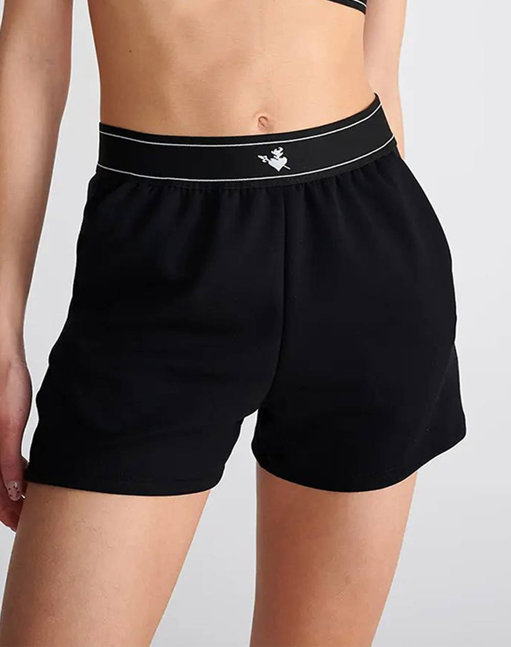 Sugarfree Shorts Women Sportswear Bottom Clothing Shorts/Bermuda Black Elastic,Synthetic 25840057 110 Female Shorts/Bermuda Black