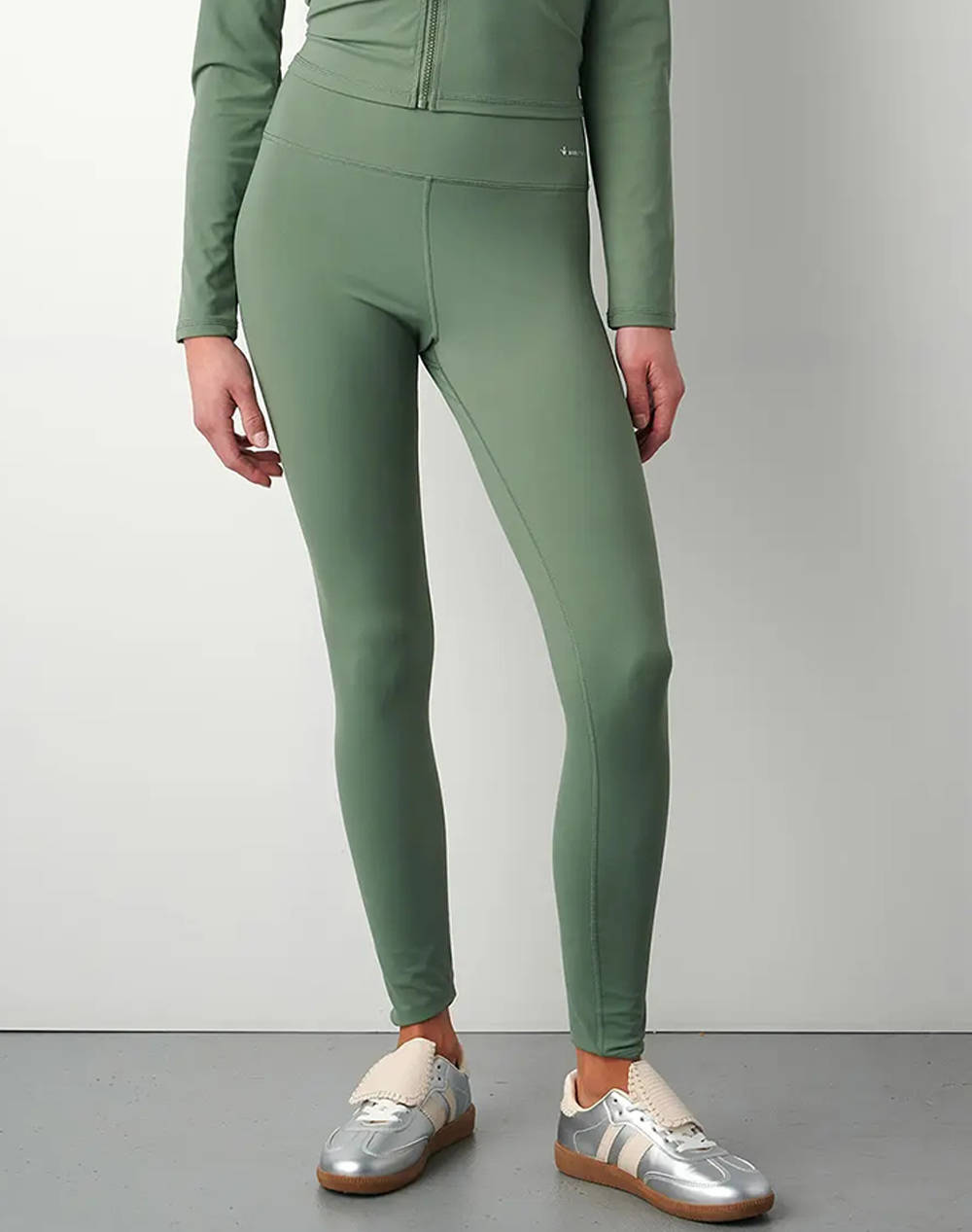 Sugarfree Leggings Women Sportswear Bottom Clothing Leggings Green Elastic,Synthetic 25845007 525 Female Leggings Green