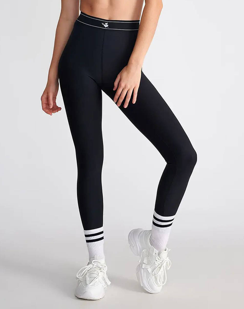 Sugarfree Leggings Women Sportswear Bottom Clothing Leggings Black Elastic,Synthetic 25845058 110 Female Leggings Black