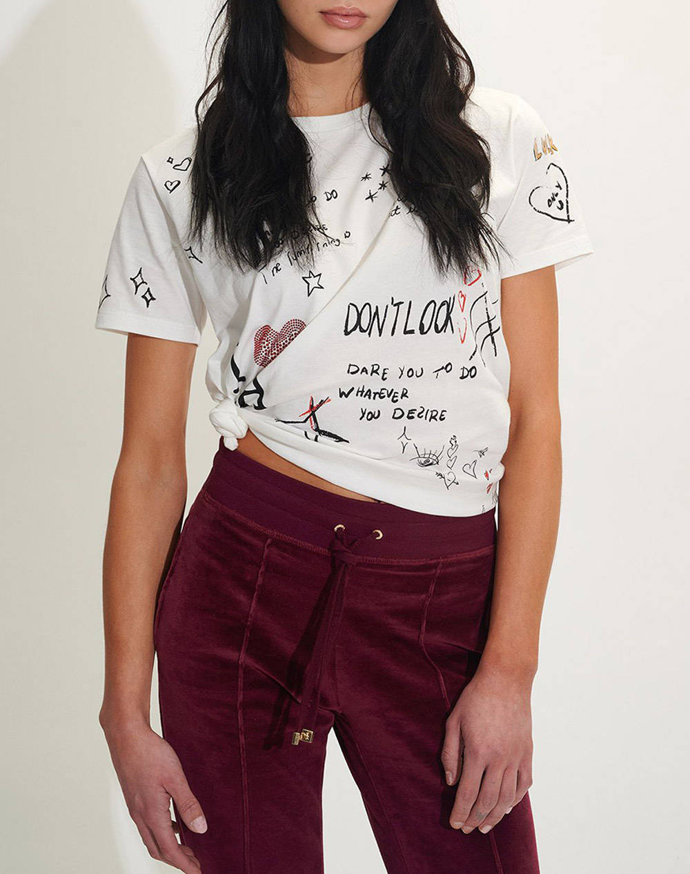 Sugarfree T Shirt Women Clothes Tops T Shirts Offwhite Cotton 25812109 102 Female T-Shirts