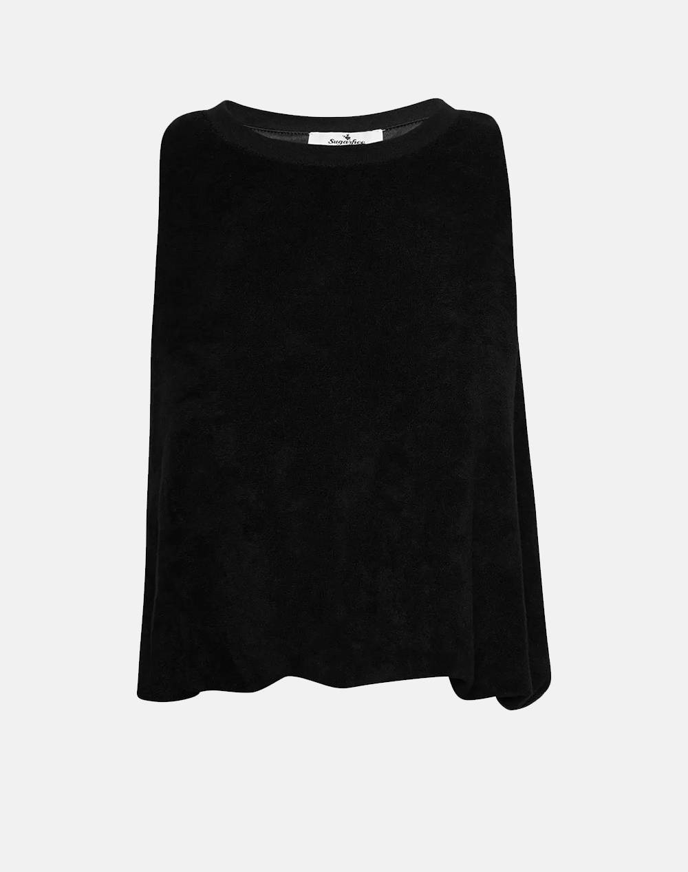 Sugarfree Top Women Clothes Tops T Shirts Black Cotton,Synthetic 25812107 110 Female T-Shirts Black