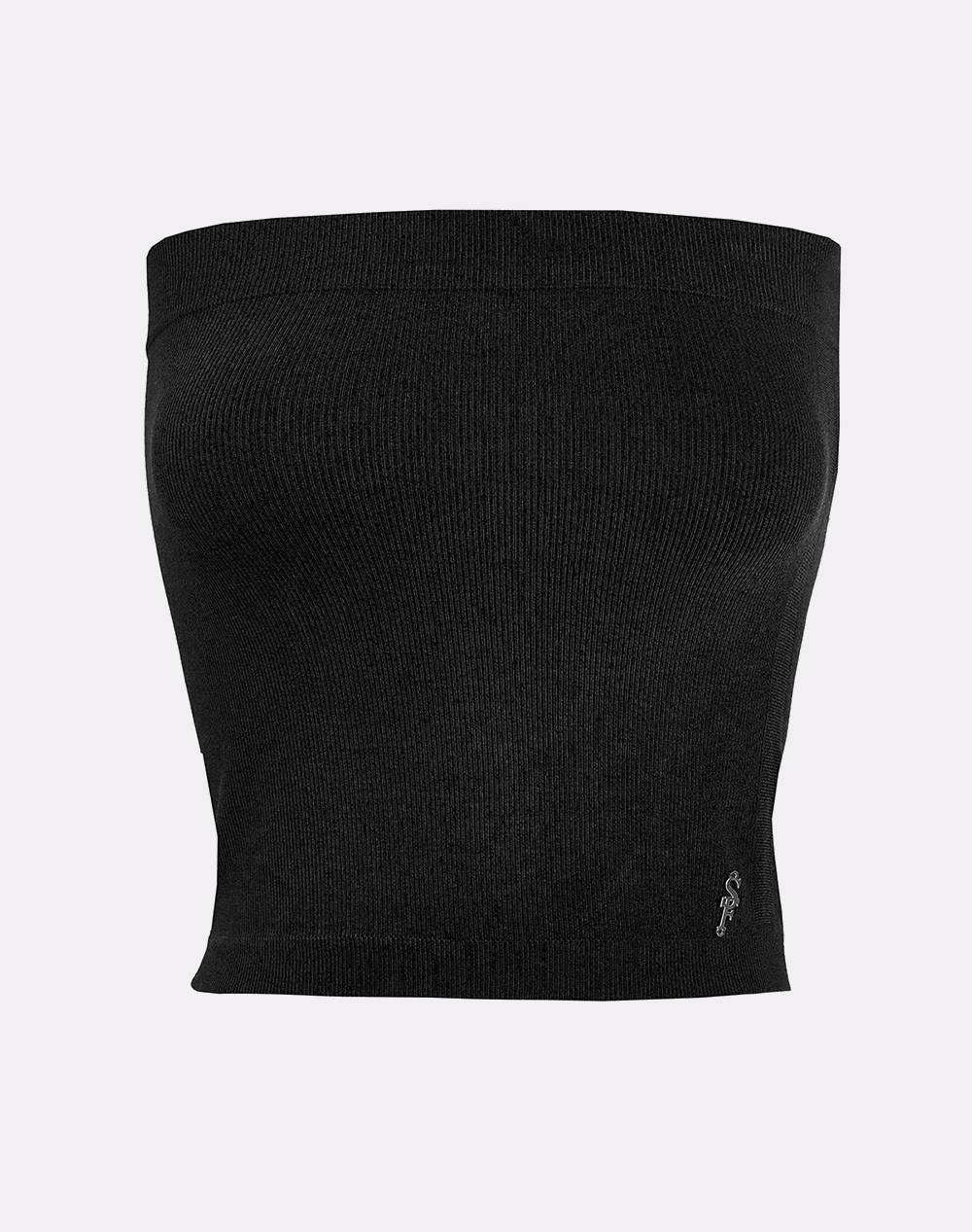 Sugarfree Top Women Clothes Tops Tops/Bodies Black Elastic,Synthetic 25818014 110 Female Tops/Bodies Black