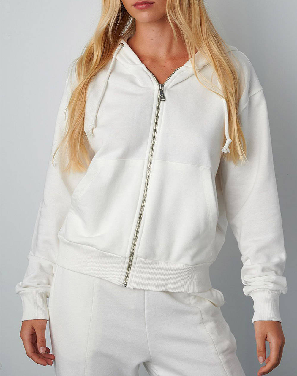 Sugarfree Jacket Women Clothes Tops Sweatshirts Offwhite Cotton 25813079 102 Female Sweatshirts