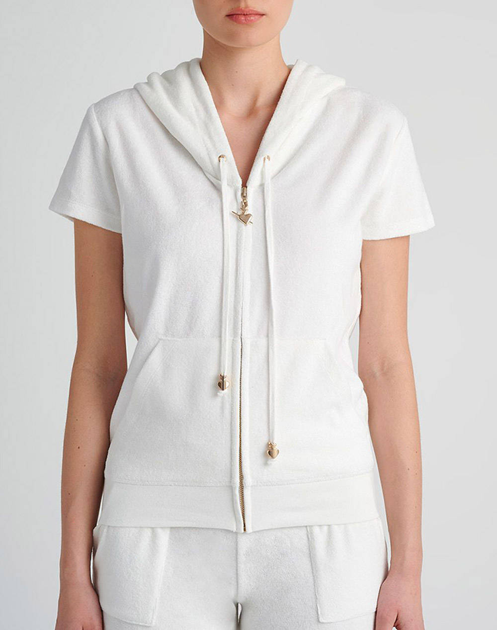 Sugarfree Jacket Women Clothes Tops Sweatshirts Offwhite Cotton,Elastic 23813004 102 Female Sweatshirts