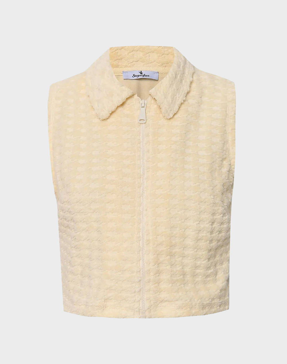 Sugarfree Cardigan Women Clothes Tops Sweatshirts Cream Cotton,Synthetic 25813262 103 Female Sweatshirts