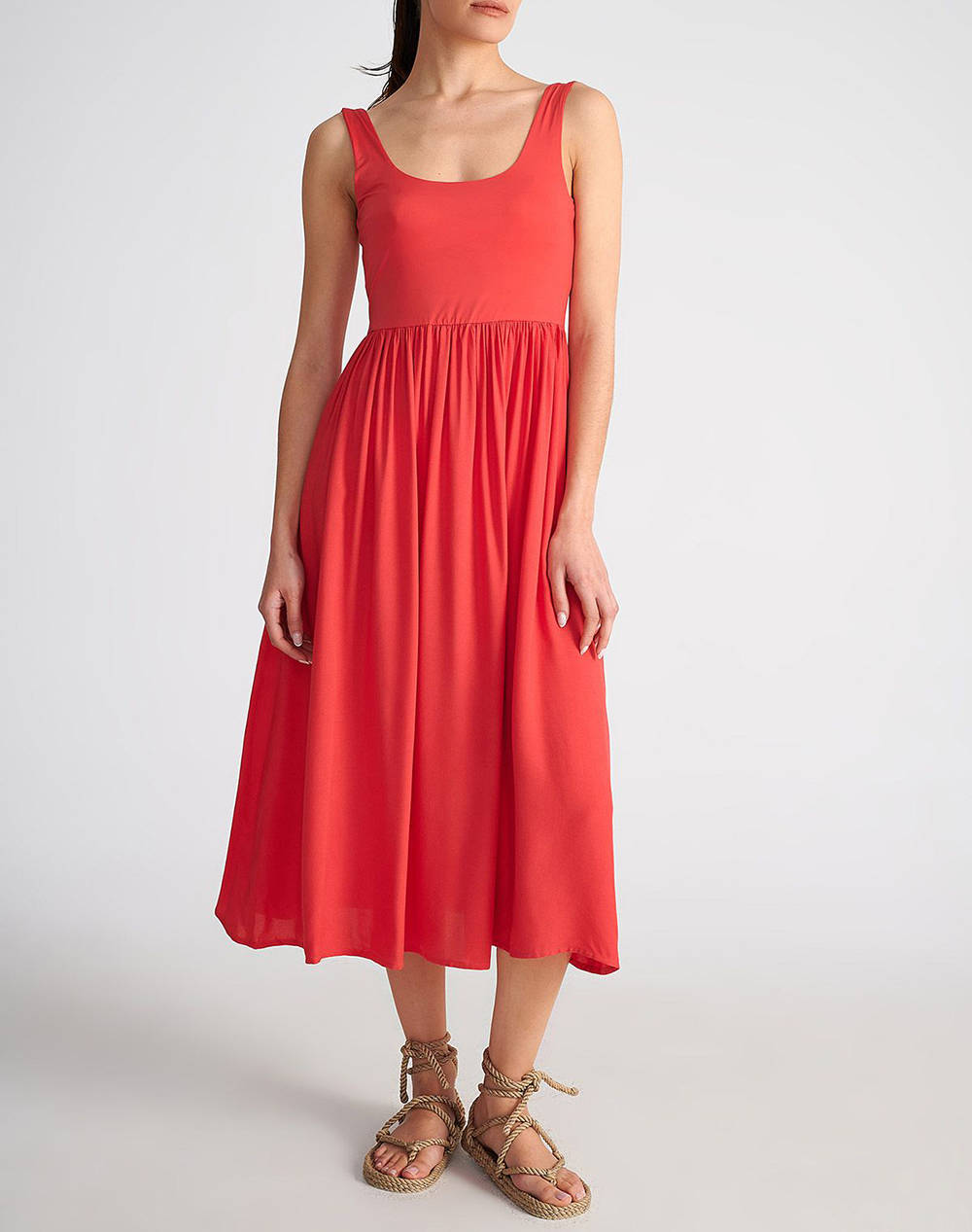 Sugarfree Dress Women Clothes Dresses Coral Elastic,Synthetic 24815043 622 Female Dresses