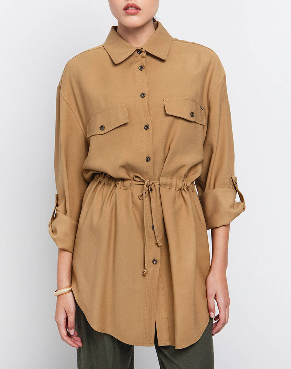 Toi&Moi Jacket Women Clothes Outerwear Coats/Trenchcoats Trenchcoats Biege Viscose,Synthetic 60 1685 125 325 Female Trenchcoats Biege