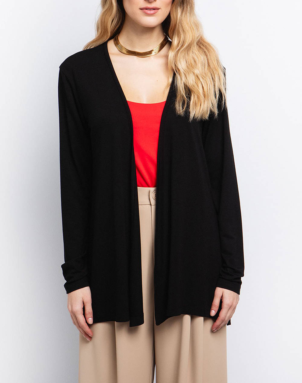 Toi&Moi Cardigan Women Clothes Tops Knits Black Viscose,Elastic 80 6288 125 320 Female Knits Black