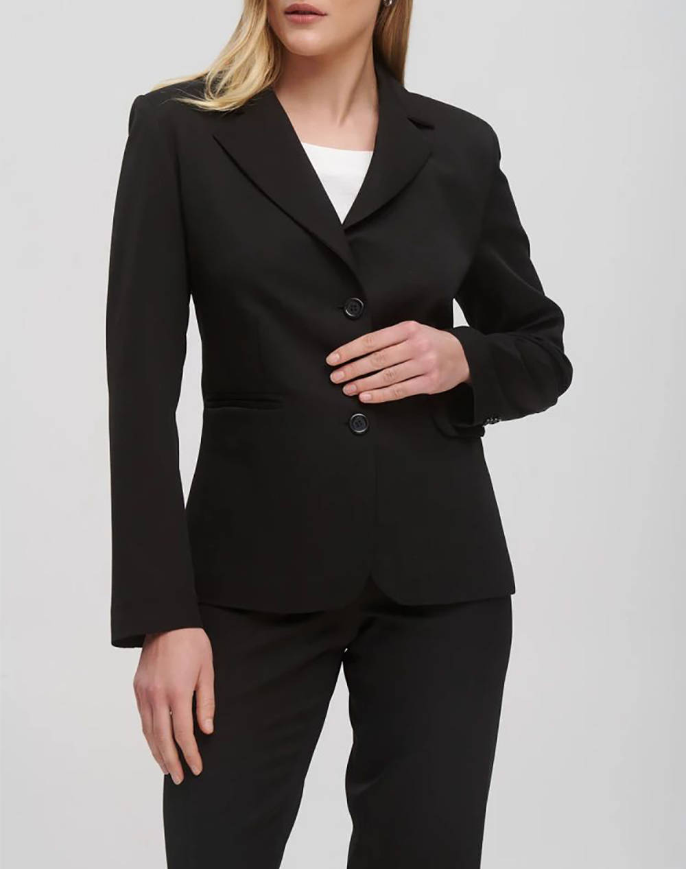 Veto Jacket Women Clothes Outerwear Blazers Black Elastic,Synthetic 01 6009N Black Female Blazers Black
