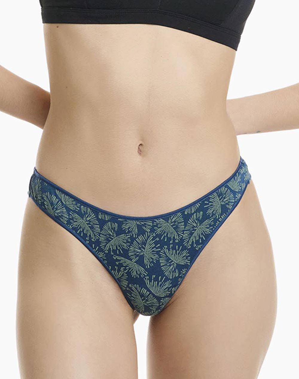 Walk Women''S Rio Bamboo With Rainforest Pattern 2Pcs Women Underwear Briefs Briefs Multi Elastic,Synthetic W2018 37 Multi Female Briefs