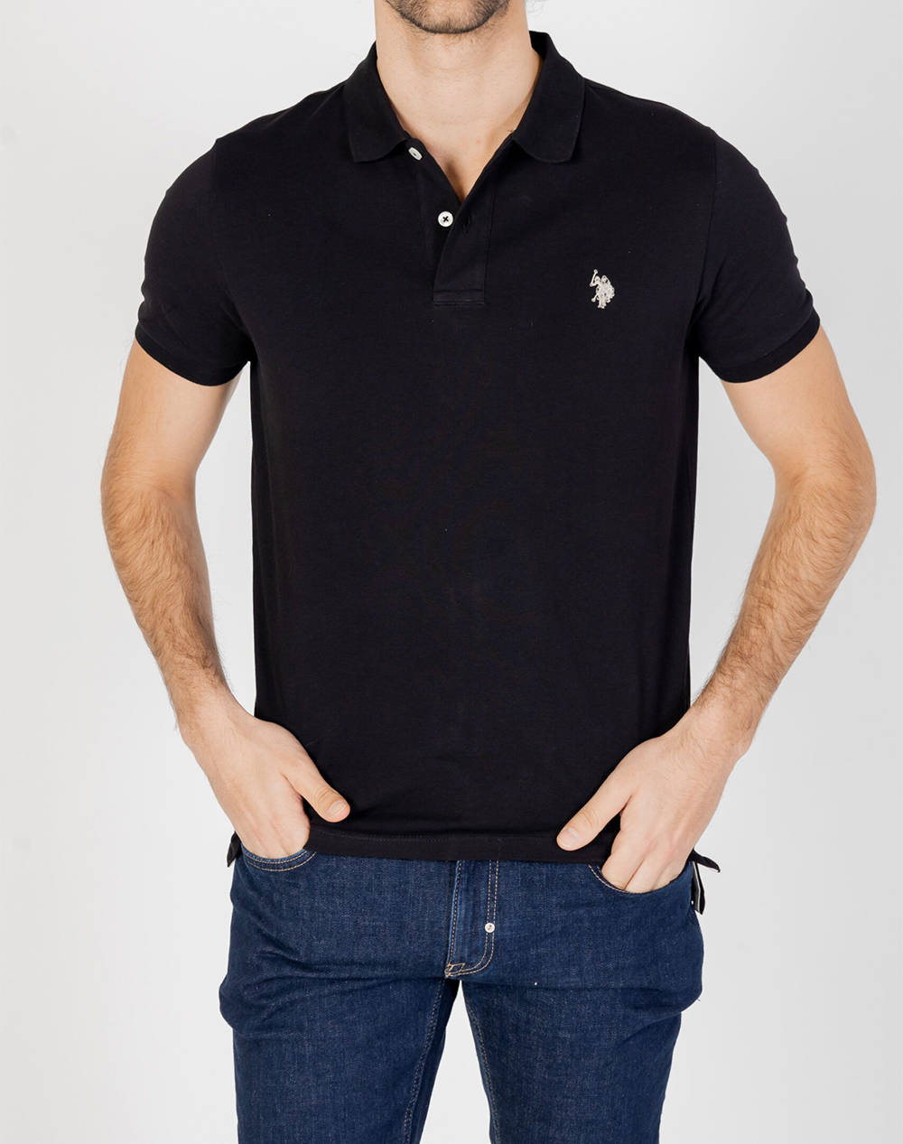 Us Polo Assn King 000147 Ehpd Uspa Basic Polo Ss Pack Of 400 Men''S T Shirt Men Clothes T Shirts & Sweatshirts Polo Black Cotton Us41197001P400 199