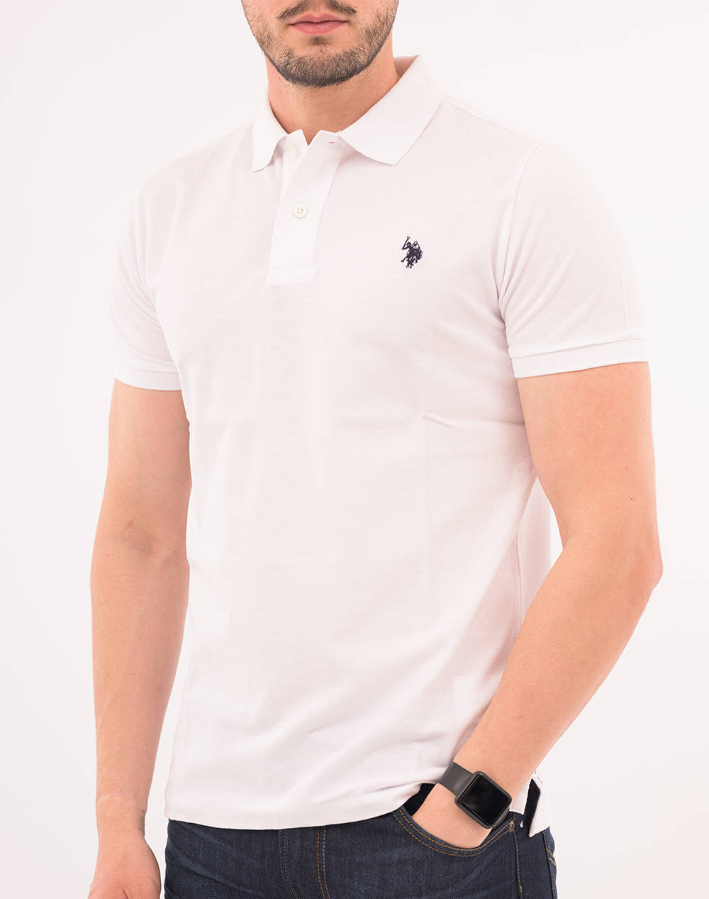 Us Polo Assn King 000147 Ehpd Uspa Basic Polo Ss Pack Of 400 Men''S T Shirt Men Clothes T Shirts & Sweatshirts Polo White Cotton Us41197001P400 100