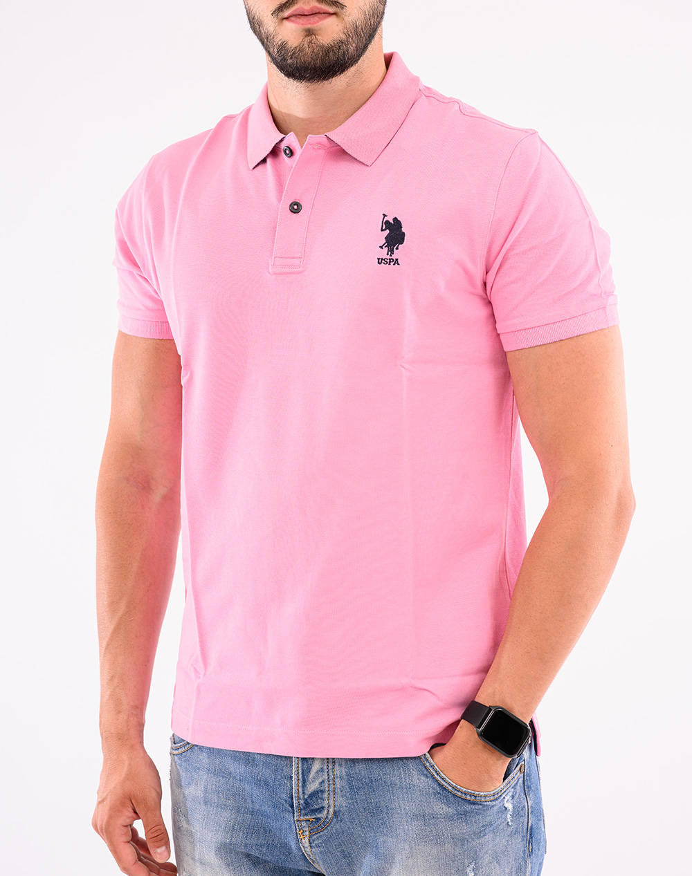 Us Polo Assn Flyn 000272 Cbp5 Polo Ss Pack Of 50 Men''S T Shirt Men Clothes T Shirts & Sweatshirts Polo Lightpink Cotton Us41197027P50 235 Male Polo