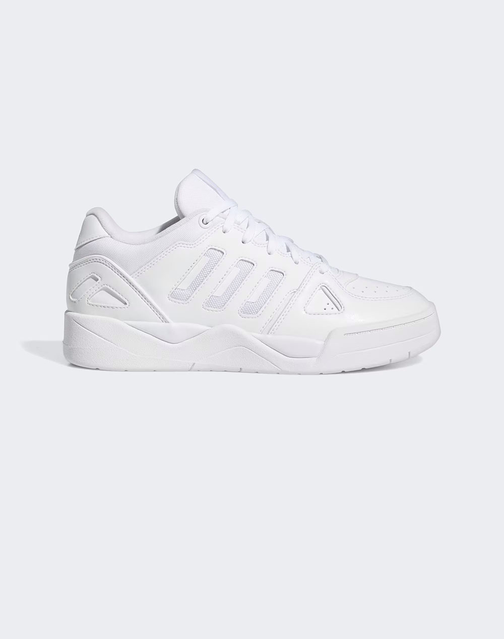 Adidas Midcity Low Men Sports Shoes Shoes White Imitation Leather,Suede If6662 White Male Shoes