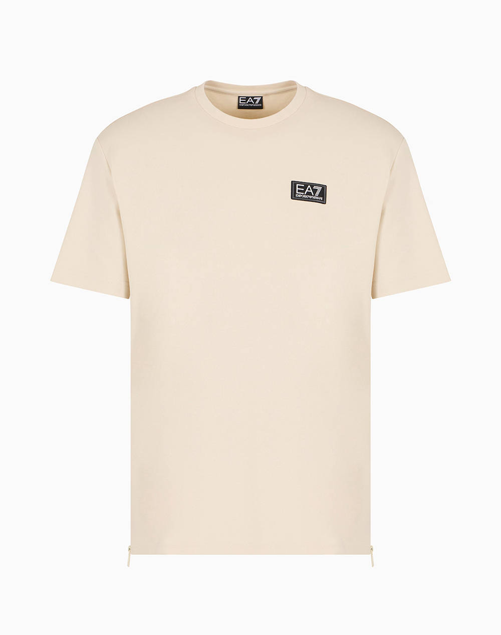 Ea7 T Shirt Men Clothes T Shirts & Sweatshirts T Shirts Cream Cotton 7M000516Af14616 U1079 Male T-Shirts