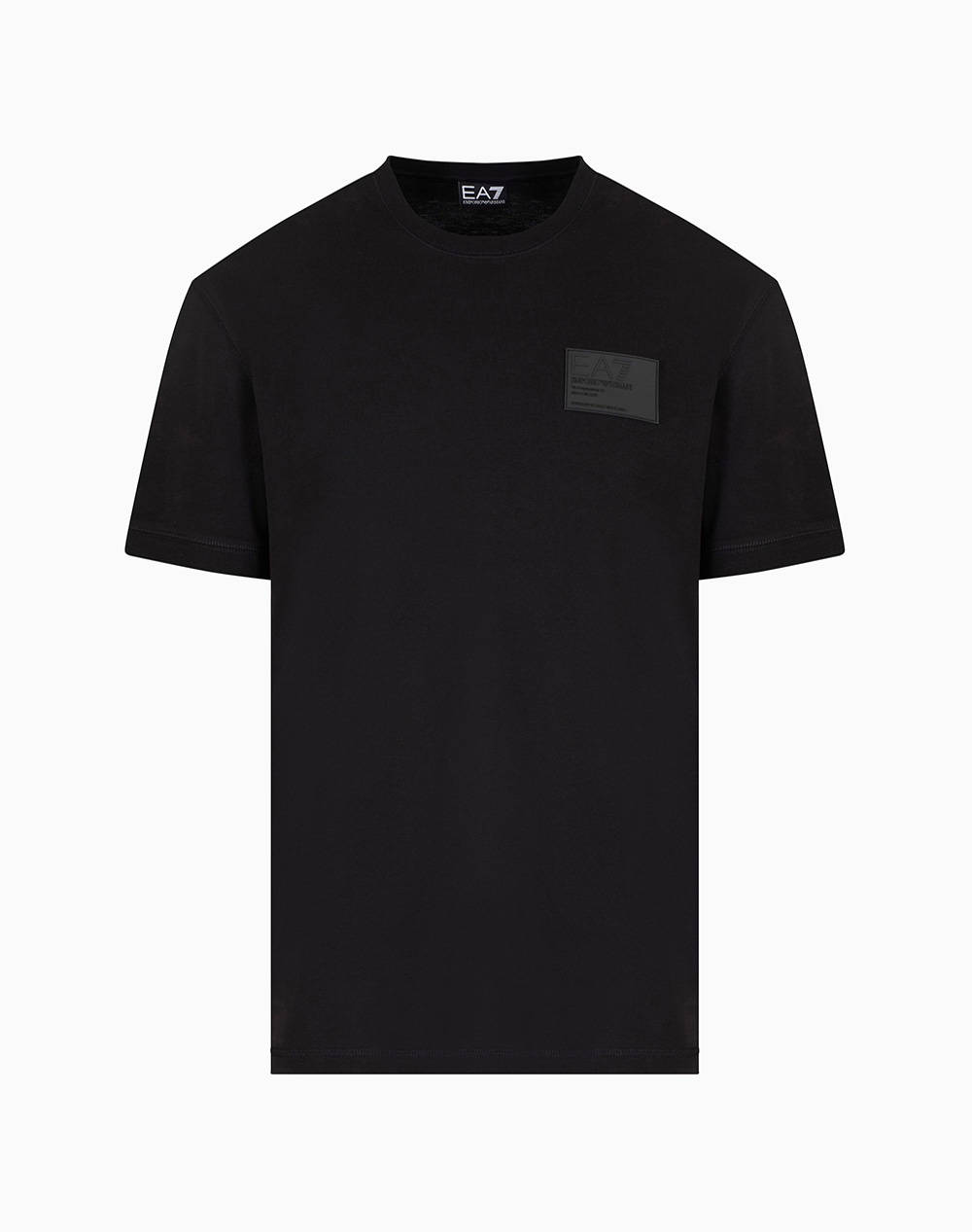 Ea7 T Shirt Men Clothes T Shirts & Sweatshirts T Shirts Black Cotton 7X000014Af13741 Uc001 Male T-Shirts Black