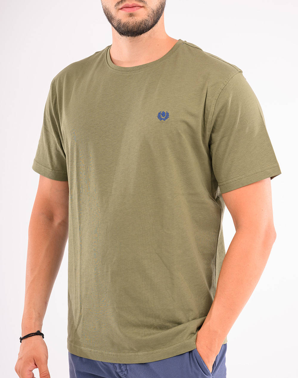 Ascott T Shirt Men Clothes T Shirts & Sweatshirts T Shirts Khaki Cotton 15105327 76 Male T-Shirts Khaki