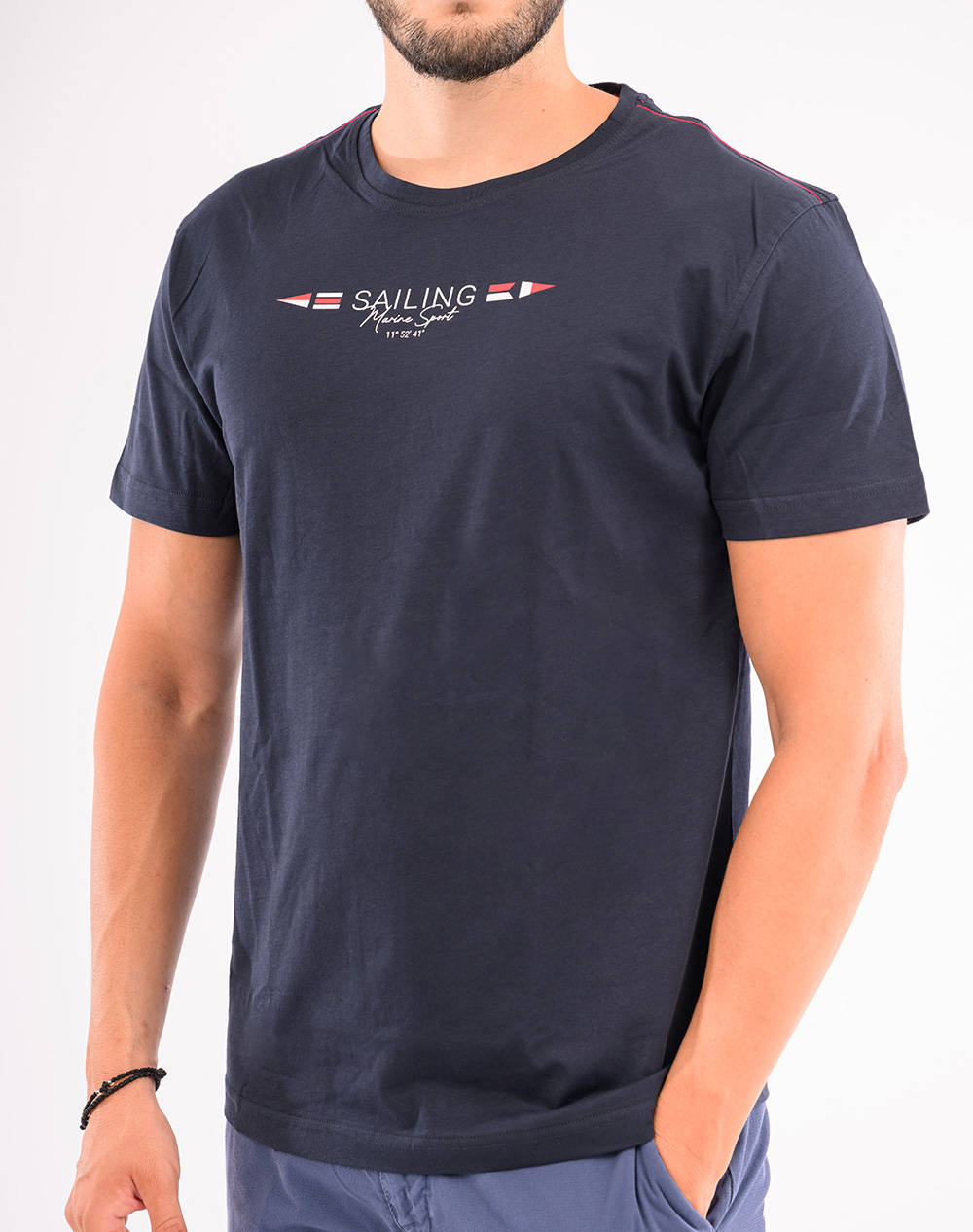 Ascott T Shirt Ανδρας Ρουχα Μπλουζες T Shirt Navyblue Βαμβακι 15105331 61