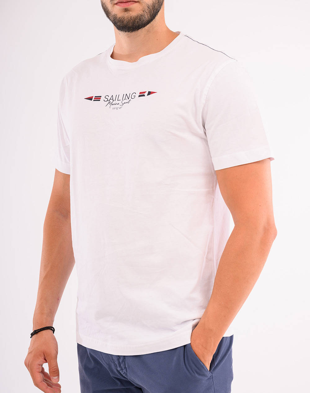 Ascott T Shirt Ανδρας Ρουχα Μπλουζες T Shirt White Βαμβακι 15105331 01