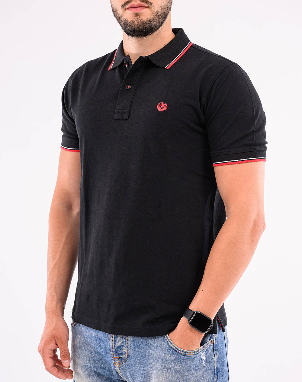 Ascott Polo Shirt Men Clothes T Shirts & Sweatshirts Polo Black Cotton 15188357 92 Male Polo Black