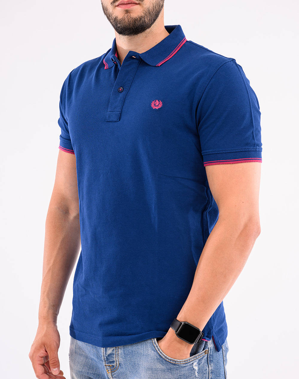 Ascott Polo Shirt Men Clothes T Shirts & Sweatshirts Polo Darkblue Cotton 15188360 65 Male Polo Blue
