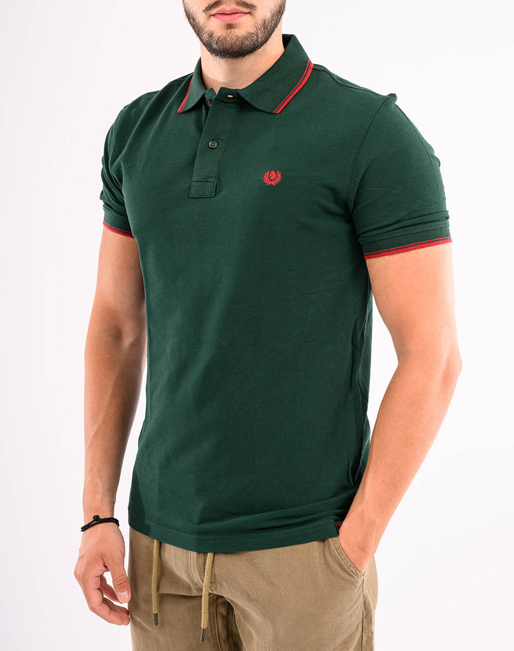 Ascott Polo Shirt Men Clothes T Shirts & Sweatshirts Polo Darkgreen Cotton 15188360 71 Male Polo Green