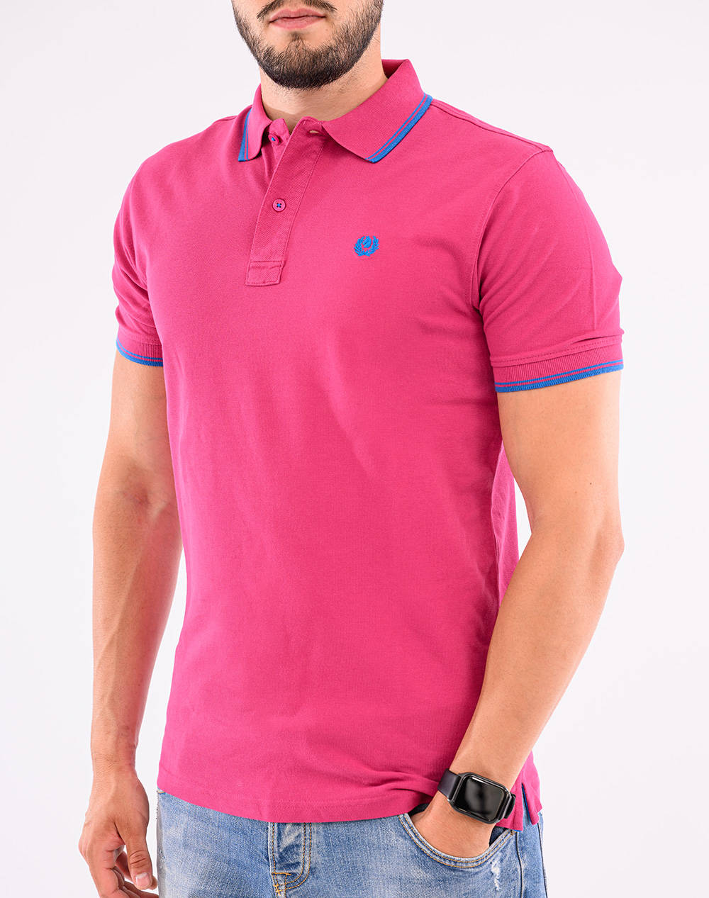 Ascott Polo Shirt Men Clothes T Shirts & Sweatshirts Polo Fuchsia Cotton 15188360 25 Male Polo