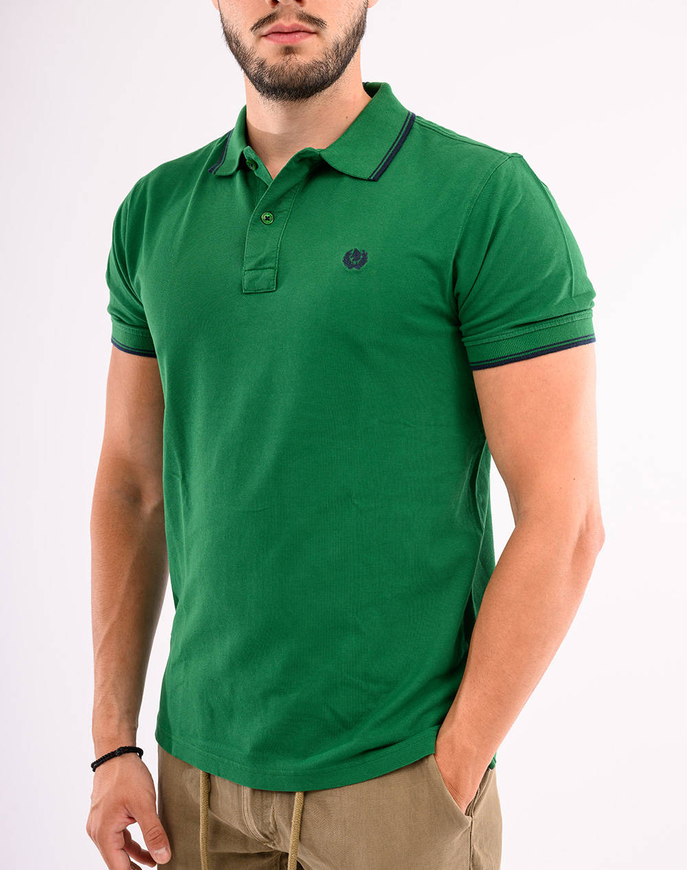 Ascott Polo Shirt Men Clothes T Shirts & Sweatshirts Polo Green Cotton 15188360 75 Male Polo Green