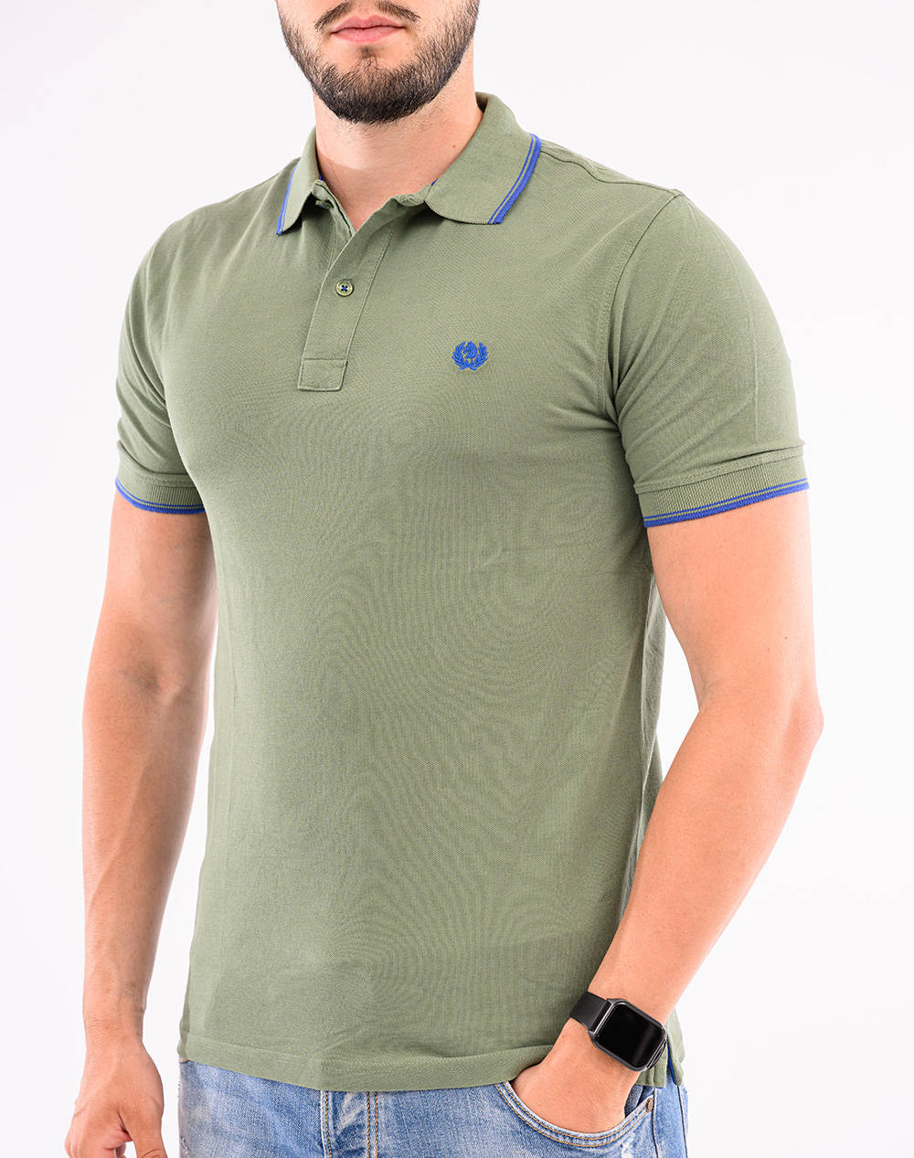 Ascott Polo Shirt Men Clothes T Shirts & Sweatshirts Polo Olive Cotton 15188360 76 Male Polo