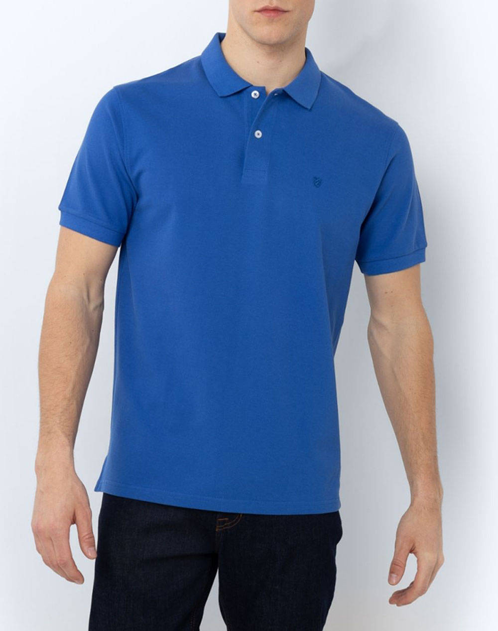 The Bostonians Polo Pique Regular Fit Men Clothes T Shirts & Sweatshirts Polo Blue Cotton 3Ps0001 Sax Male Polo Blue