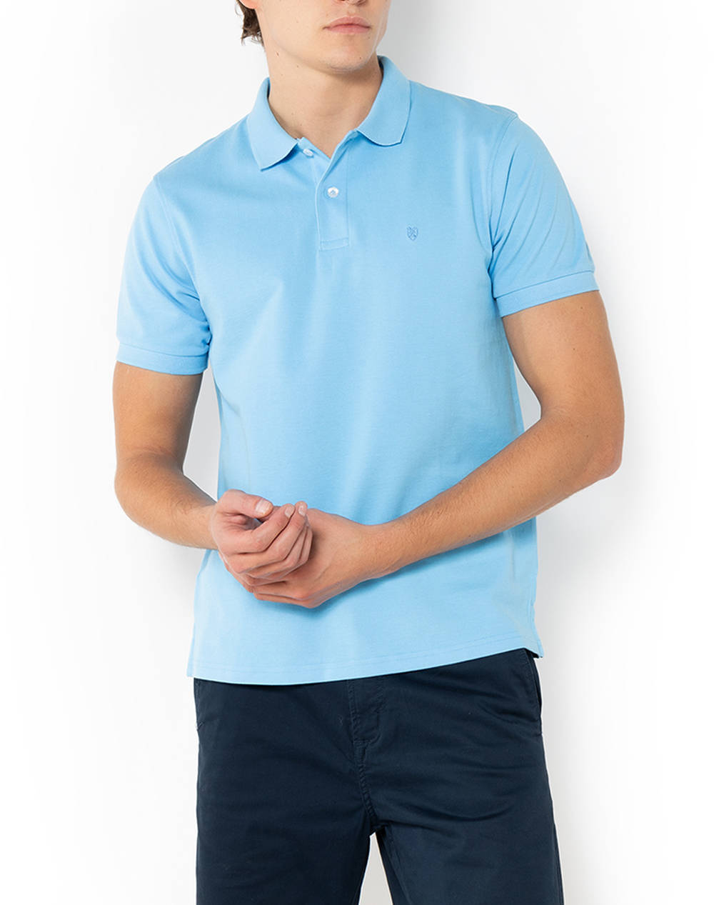 The Bostonians Polo Pique Regular Fit Men Clothes T Shirts & Sweatshirts Polo Ciel Cotton 3Ps0001 B00084 Male Polo