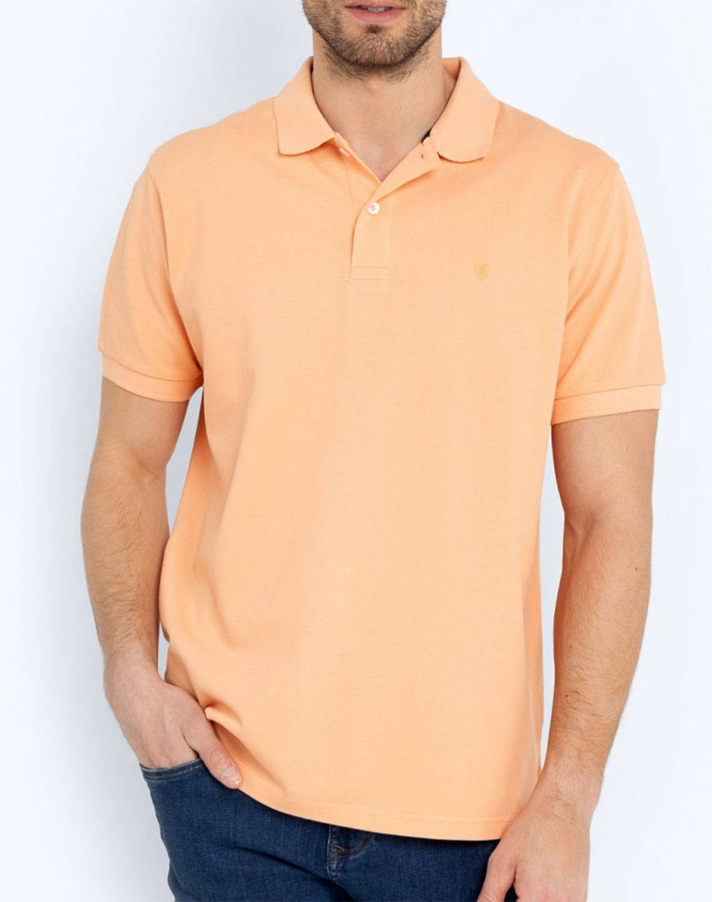 The Bostonians Polo Pique Regular Fit Men Clothes T Shirts & Sweatshirts Polo Coral Cotton 3Ps0001 Salmon Male Polo